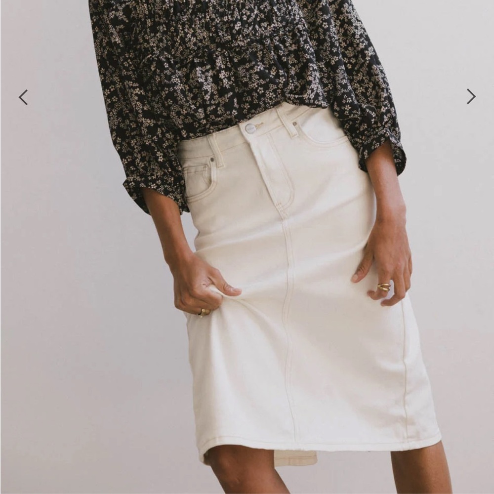 Bohme Jordan Denim Skirt